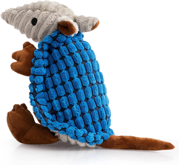 Hollypet Plush Squeaky Armadillo Chew Dog Toy for Small Medium, 8" | Cute Stuffed Armadillo Toy with Unique Grunt Squeaker & Textured Fabric for Teeth Cleaning. Great for Small & Medium Dogs52