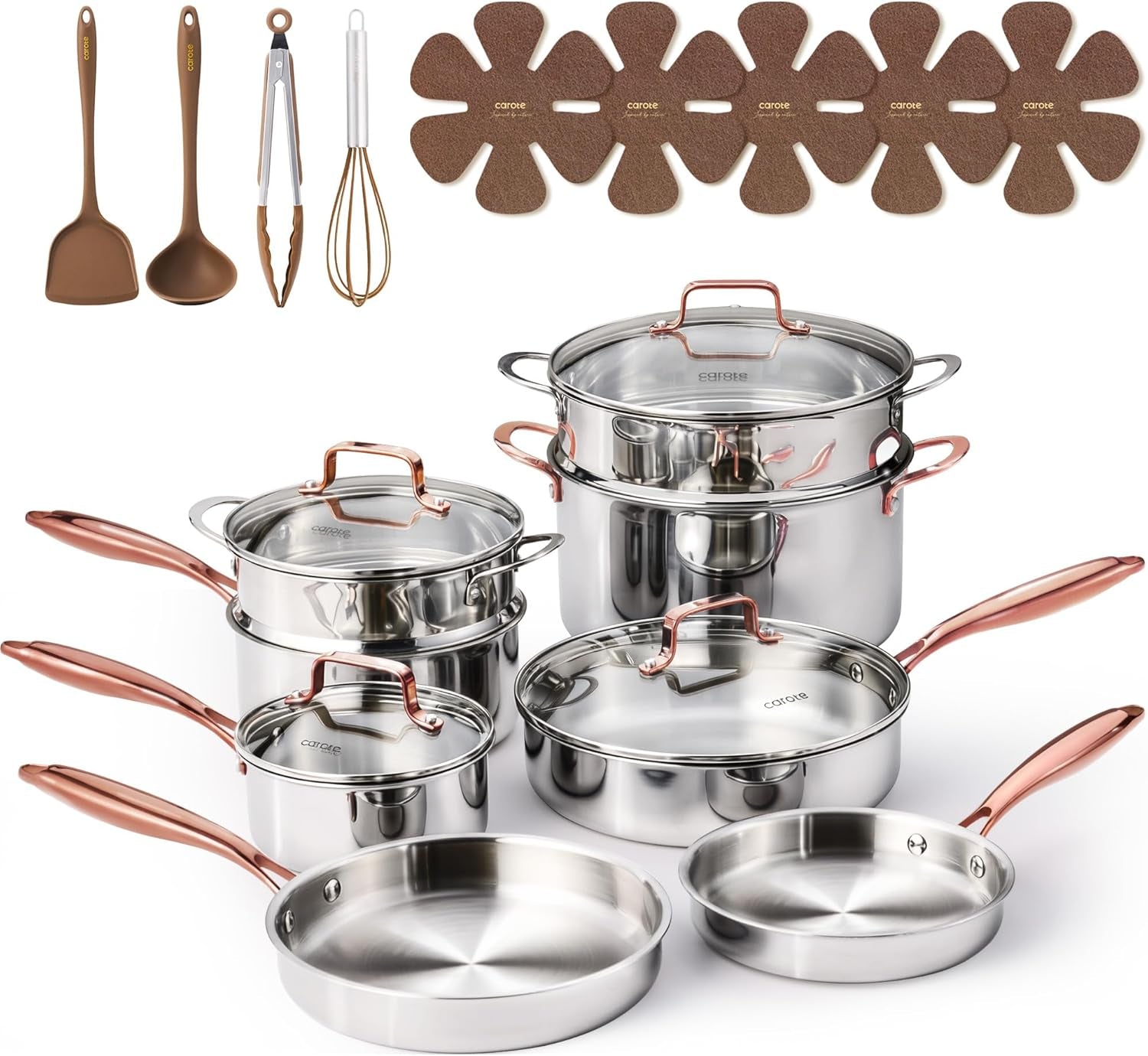 21pcs-tri-ply-stainless-steel-cookware-set-pots-and-pans-set-non-toxic-induction-kitchen-cooking-sets-gold