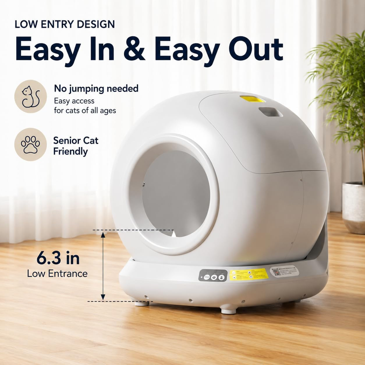 self-cleaning-cat-litter-box-app-control-78l-auto-includes-step-pedal-low-6-3-entry-fits-multiple-cats-anti-pinch-safety-sensors-no-scoop-disposal-weight-monitor-free-step-pedal