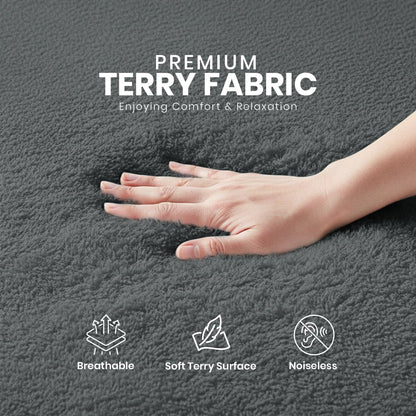 Waterproof Full Size Mattress Protector Fits Upto 15" Deep Mattresses |  200 GSM Soft & Breathable Mattress Cover, Dirt-Proof, Noiseless, Machine Washable Fitted Sheet Style, Gray2