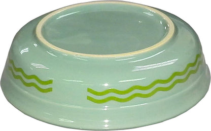 Fixturedisplays® 6X6X1.2" Ceramic Pet Bowl Highend Dog Cat Bowl Porcelain Dog Cat Feeder Puppy Bowl 122592