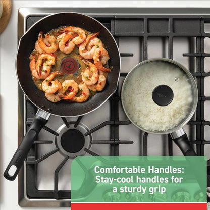 Specialty Nonstick Fry Pan 13.25 Inch Oven Broiler Safe 350F Cookware, Pots and Pans, Dishwasher Safe Black3