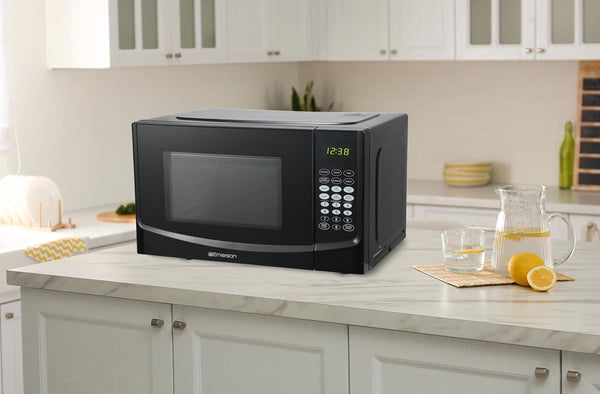 MW9255B Countertop Microwave Oven, 6 Pre-Programmed Settings, Removable Glass Turntable and Child Safety Lock, 0.9 Cu Ft, 900W, Black8