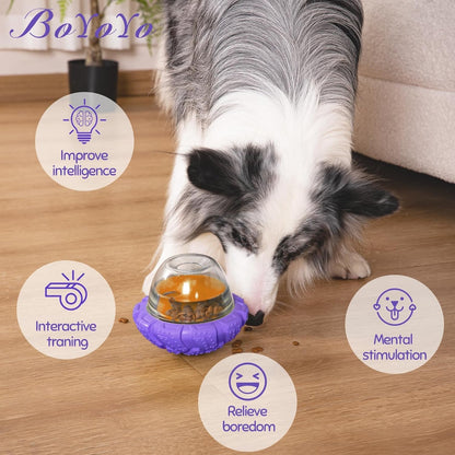 Boyoyo Interactive Dog Puzzle Toy for Smart, Dog Enrichment Toys to Keep Them Busy, Cognitive Dogs Toy to Stimulate Their Brain, Dog'S Treat Dispensing Toys with Slow Feeder, Easy to Clean2