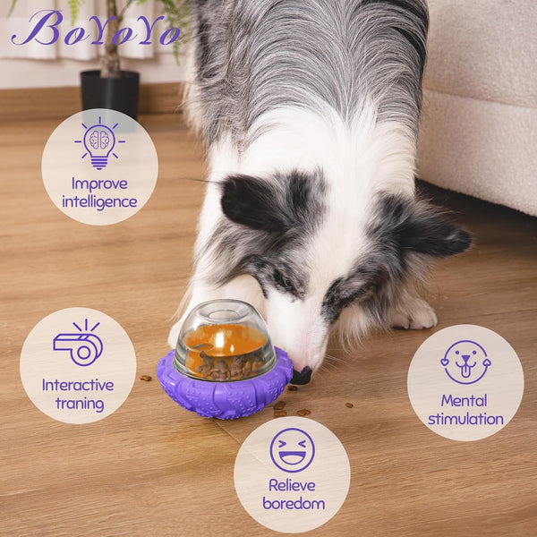 Boyoyo Interactive Dog Puzzle Toy for Smart, Dog Enrichment Toys to Keep Them Busy, Cognitive Dogs Toy to Stimulate Their Brain, Dog'S Treat Dispensing Toys with Slow Feeder, Easy to Clean2