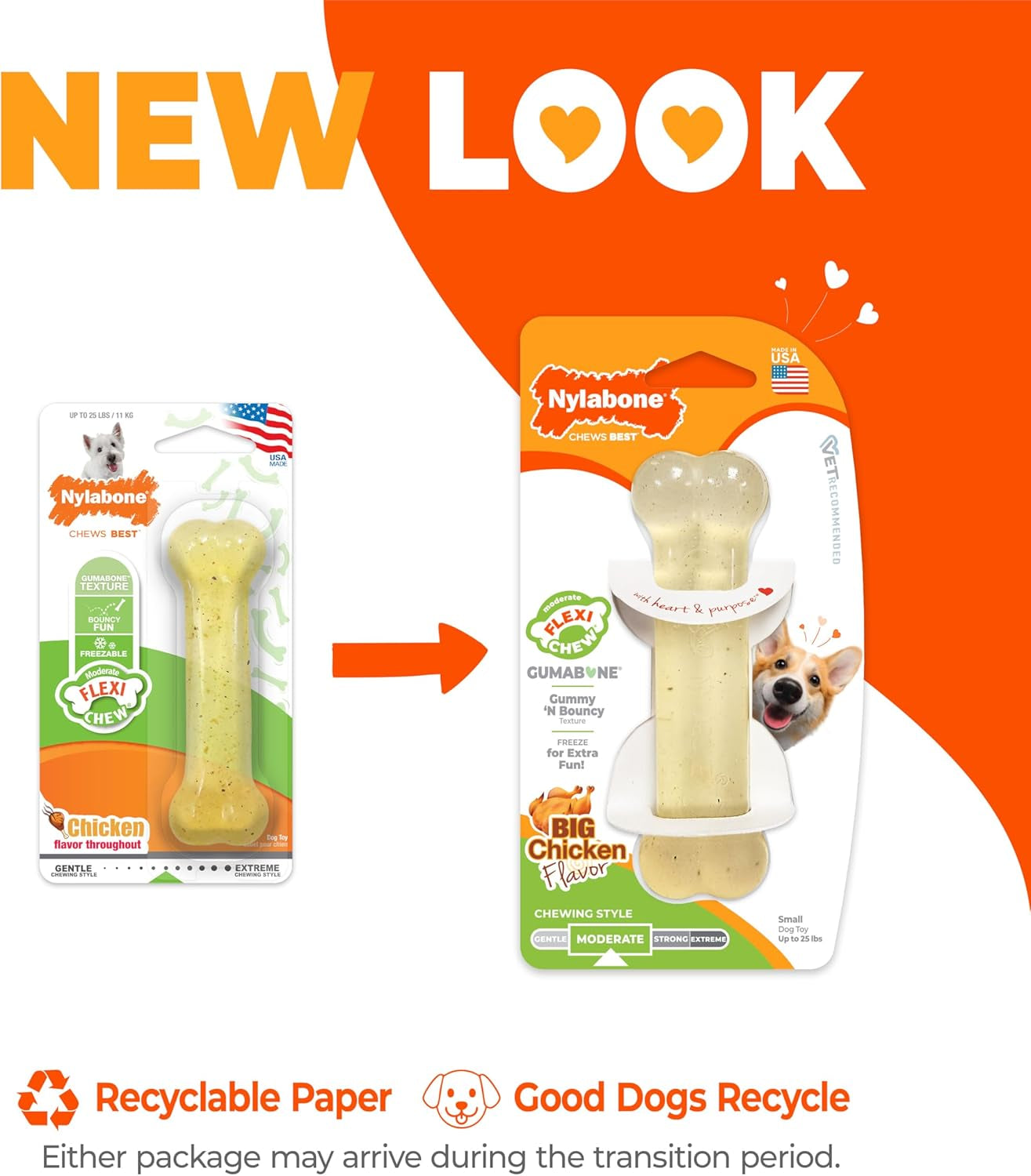 nylabone-original-bone-flexi-chew-toy-for-dogs-flexible-dog-toys-for-moderate-chewers-chicken-flavor-small-1-count-dog-toys-for-small-dogs-up-to-25-lbs-flexible-material-gentle-on-teeth-freezable-bouncy-great-for-seniors