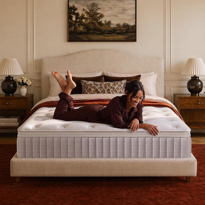 Twin Mattress, 10 Inch Springs Matress, Bed in a Box, Soft and Breathable, Pressure Relief & Motion Isolation, Medium Firm Feel1