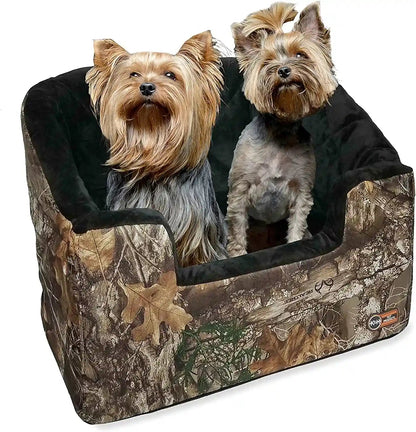K&H Pet Products Bucket Booster Dog Car Seat, Sturdy Cat or Dog Booster Seats - Large Realtree Edge1