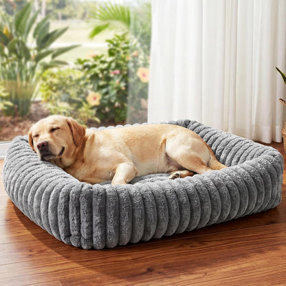 Donut Pet Bed for Indoor Cats and Small Dogs, Self-Heating Dog Bed with Non-Slip Bottom, Winter Comfort Dog Beds for Puppies, Washable & Portable Egg Tart Shape (S) Small Cat Bed Self Warming14