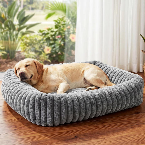 Donut Pet Bed for Indoor Cats and Small Dogs, Self-Heating Dog Bed with Non-Slip Bottom, Winter Comfort Dog Beds for Puppies, Washable & Portable Egg Tart Shape (S) Small Cat Bed Self Warming14