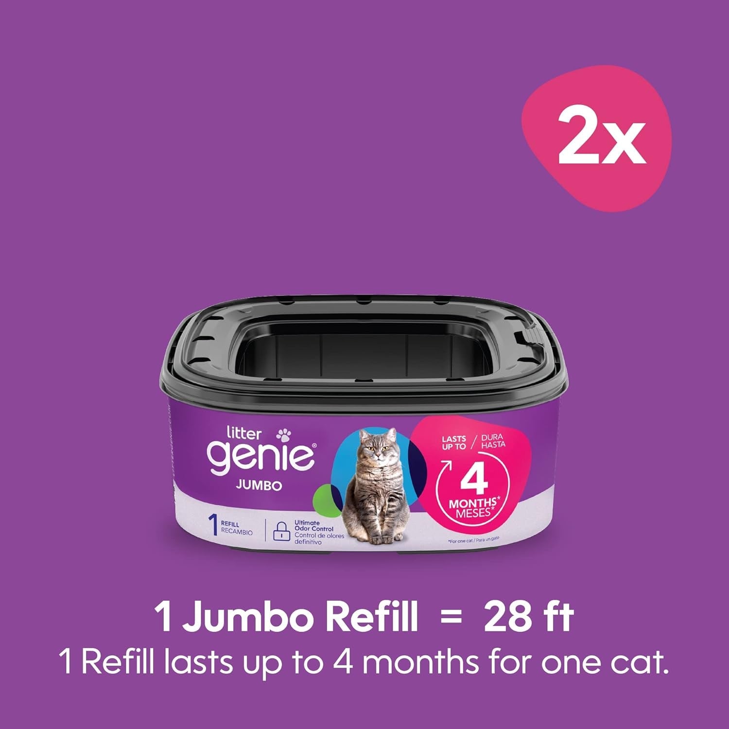 litter-genie-refill-bags-jumbo-2-pack-56-total-ft-up-to-8-months-of-supply-in-2-cartridges-ultimate-odor-control-cat-litter-bags