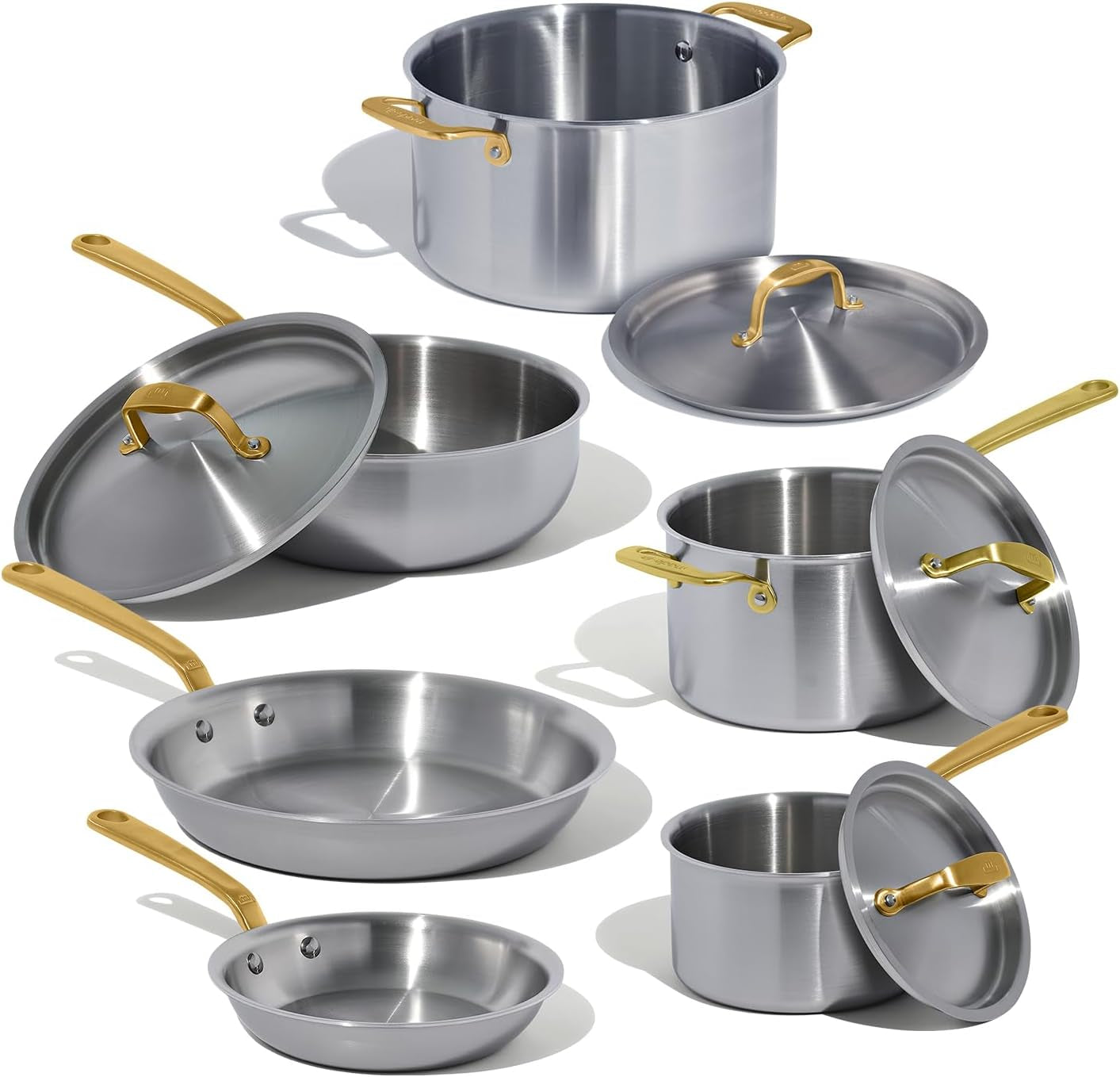made-in-cookware-10-piece-stainless-steel-pot-and-pan-set-antique-brass-handle-5-ply-clad-includes-stainless-steel-frying-pans-saucepans-saucier-and-stock-pot-w-lid-crafted-in-italy