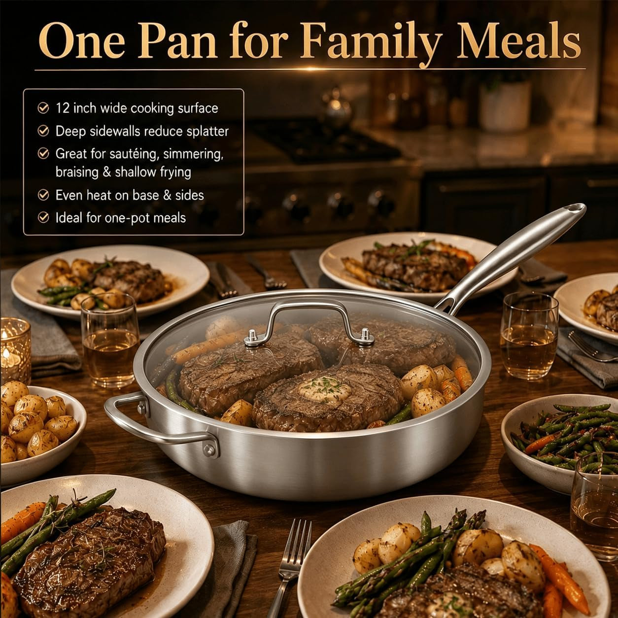 tri-ply-stainless-steel-frying-pan-12-inch-skillet-with-lid-6-quart-saute-pan-compatible-with-all-cooktops-oven-up-to-660-chicken-fryer-dishwasher-friendly