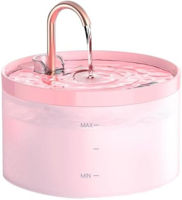 Cat Water Fountain: Dog Bowl Fountains - Automatic Pet Dispenser - Dogs Drinking Waterer Bowls Indoor - Auto Watering Dish Supplies - Easy Cleaning Animal Machine - Quiet 67Oz/2L Kitty Drink Fountain14