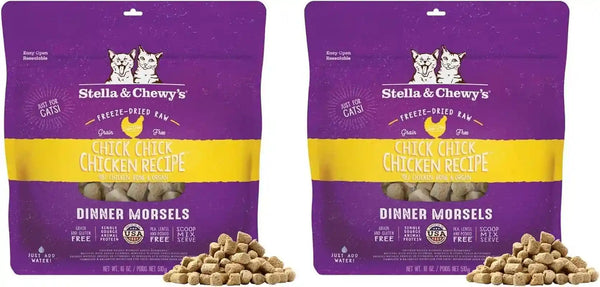 Stella & Chewy'S Freeze-Dried Raw Cat Dinner Morsels - Premium Chicken Recipe with 98% Cage-Free Meat & Organs - Natural Grain-Free Cat & Kitten Food - Made in USA - 3.5 Oz16