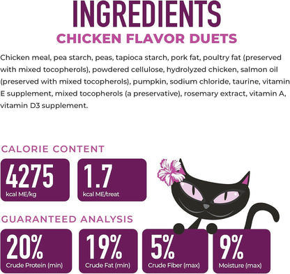 Tiki Cat Duets Cat Treats, Chicken Flavor, 2 Oz. Pouch (8 Count)4