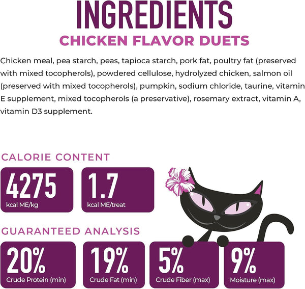 Tiki Cat Duets Cat Treats, Chicken Flavor, 2 Oz. Pouch (8 Count)4