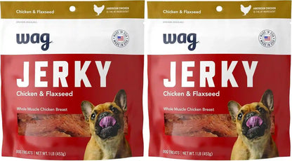 Amazon Brand – Wag Whole Muscle Chicken Jerky Dog Treats, 1 Lb, Made in USA8