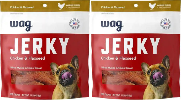 Amazon Brand – Wag Whole Muscle Chicken Jerky Dog Treats, 1 Lb, Made in USA8