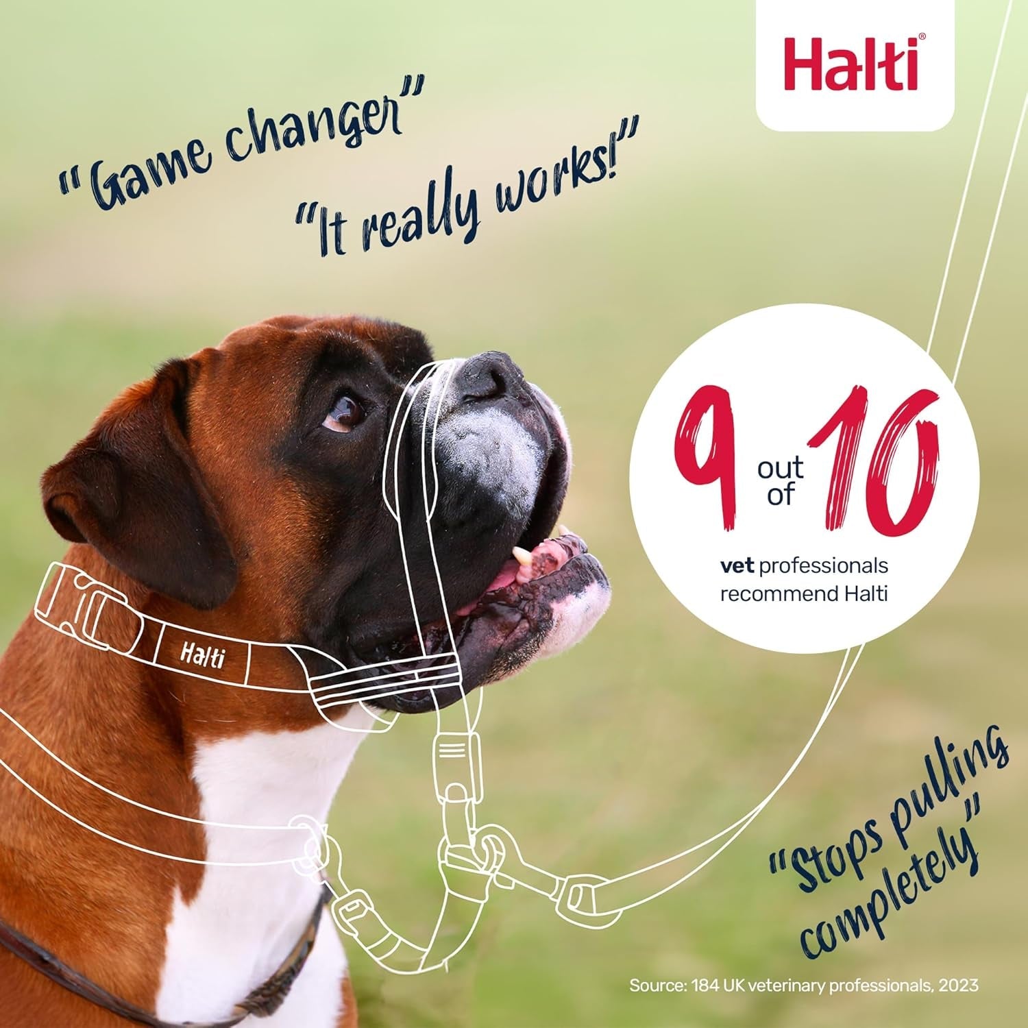 halti-optifit-headcollar-size-medium-halti-training-leash-size-large-black-combination-pack-stop-your-dog-pulling-on-the-leash-adjustable-with-padded-nose-band-suitable-for-medium-dogs
