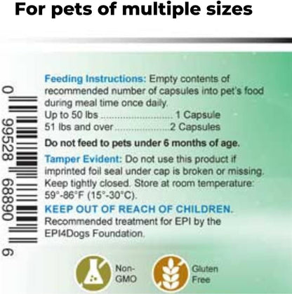 Pet Factor B-12 | Vitamin B-12 in Methylcobalamin Form | Popular in Treatment of EPI in Dogs 180 Capsules6
