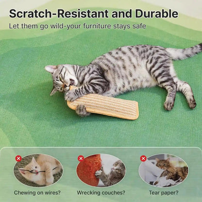 Potaroma Cat Toys Pack of 2 with 6000Mg A+ Organic Catnip, Sisal Material | Indoor Kitten Scratching and Kicker Toys, Drives Bored Cats Crazy with Fun Interactive Chew6