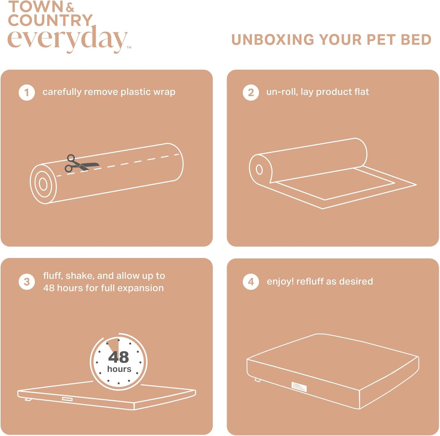 town-country-everyday-cuddletown-comfy-solid-bolster-sofa-pet-bed-supportive-calming-egg-crate-foam-non-slip-bottom-machine-washable-cover-grey-medium-28x23x8