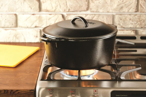 Cast Iron Serving Pot Dutch Oven with Basket and Accessories, Pre-Seasoned, 7-Quart4