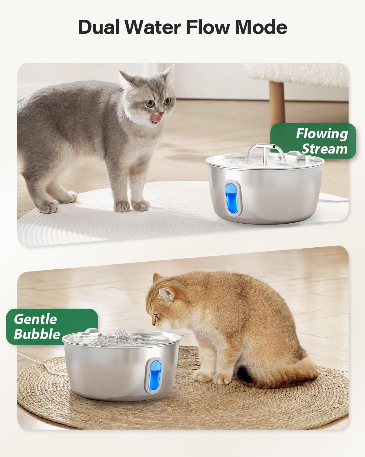 stainless-steel-cat-water-fountain-3-2l-108oz-cat-fountain-for-drinking-quiet-pet-water-fountain-for-cats-indoor-automatic-pet-water-bowl-dispenser-for-kitty-small-dog