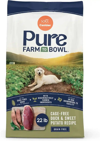 Canidae Pure Farm to Bowl Dry Dog Food - Balanced Nutrition for Adult Dogs - Limited Ingredient Formula - Grain, Wheat & Soy-Free - 22 Lb - Wild-Caught Salmon & Sweet Potato Recipe15