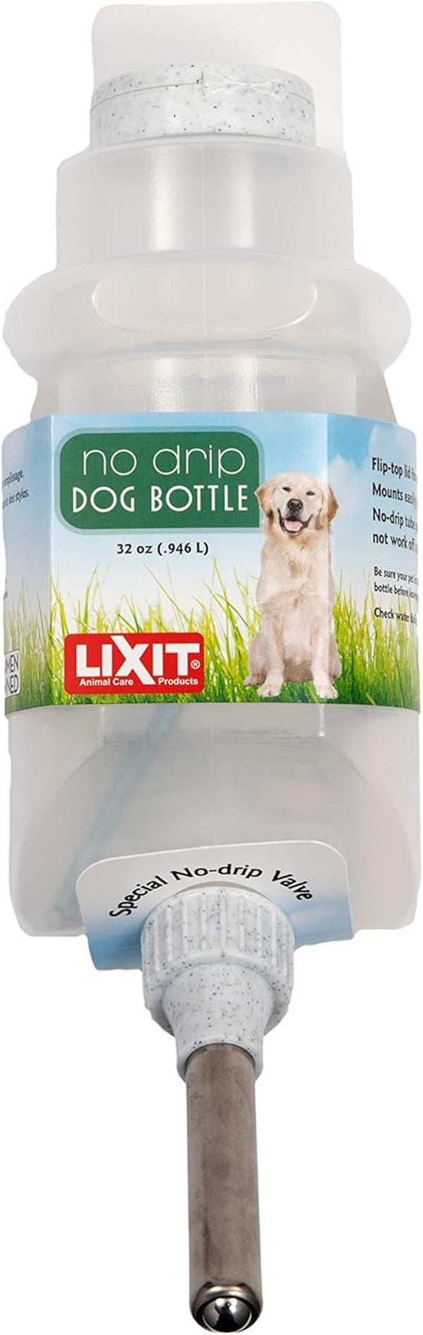 Lixit Top Fill Water Bottles for Dogs (44Oz), Assorted Color, 6710369
