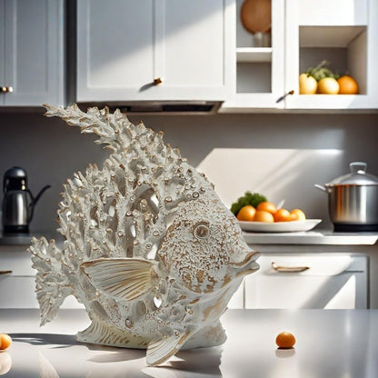 Beach Coastal Coral Reef Angelfish Home Office Bathroom Decor Gift3