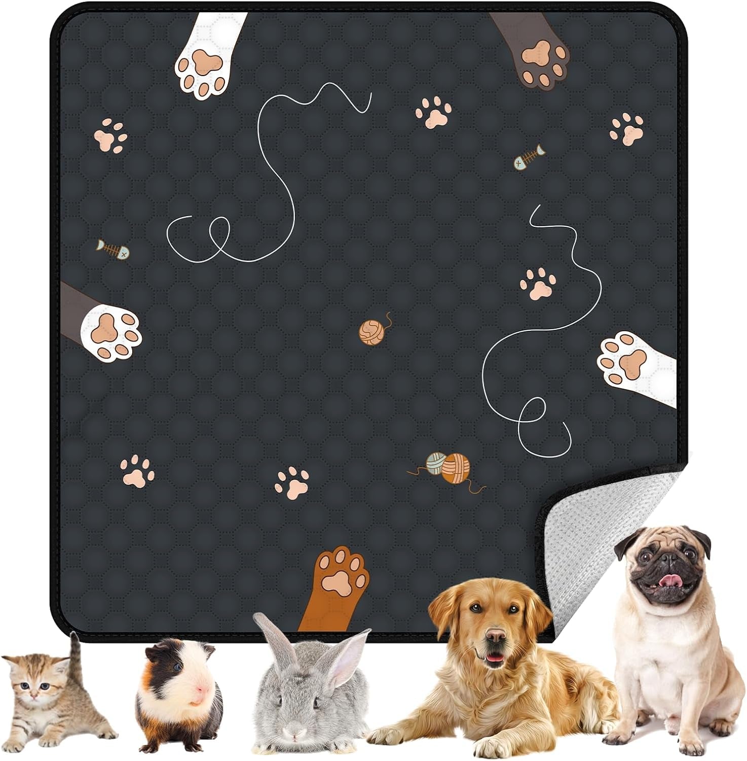 2-pack-guinea-pig-cage-liner-24-x-47-reusable-guinea-pig-bedding-washable-absorbent-pee-pads-for-dogs-rabbit-chinchilla-hamster-leakproof-anti-slip