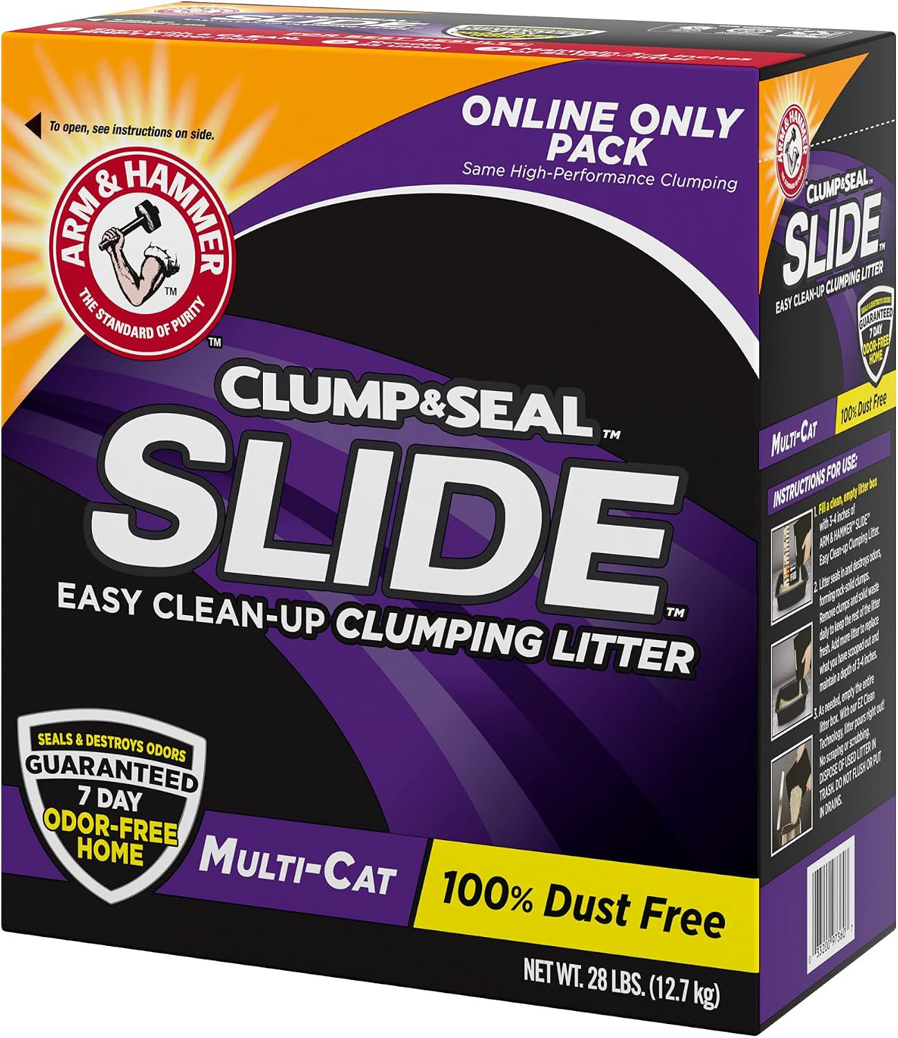 arm-hammer-slide-easy-clean-up-litter-multi-cat-28lb