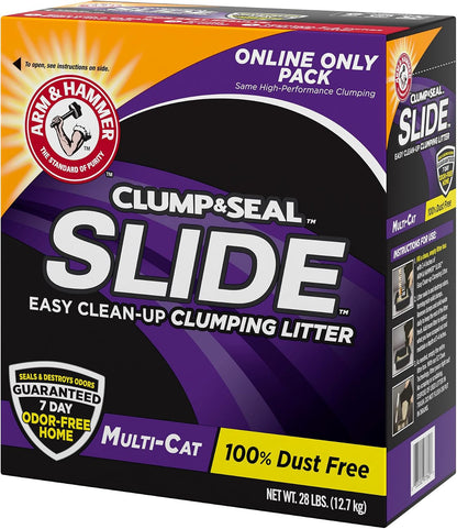 Arm & Hammer SLIDE Easy Clean-Up Litter, Multi-Cat, 28Lb16