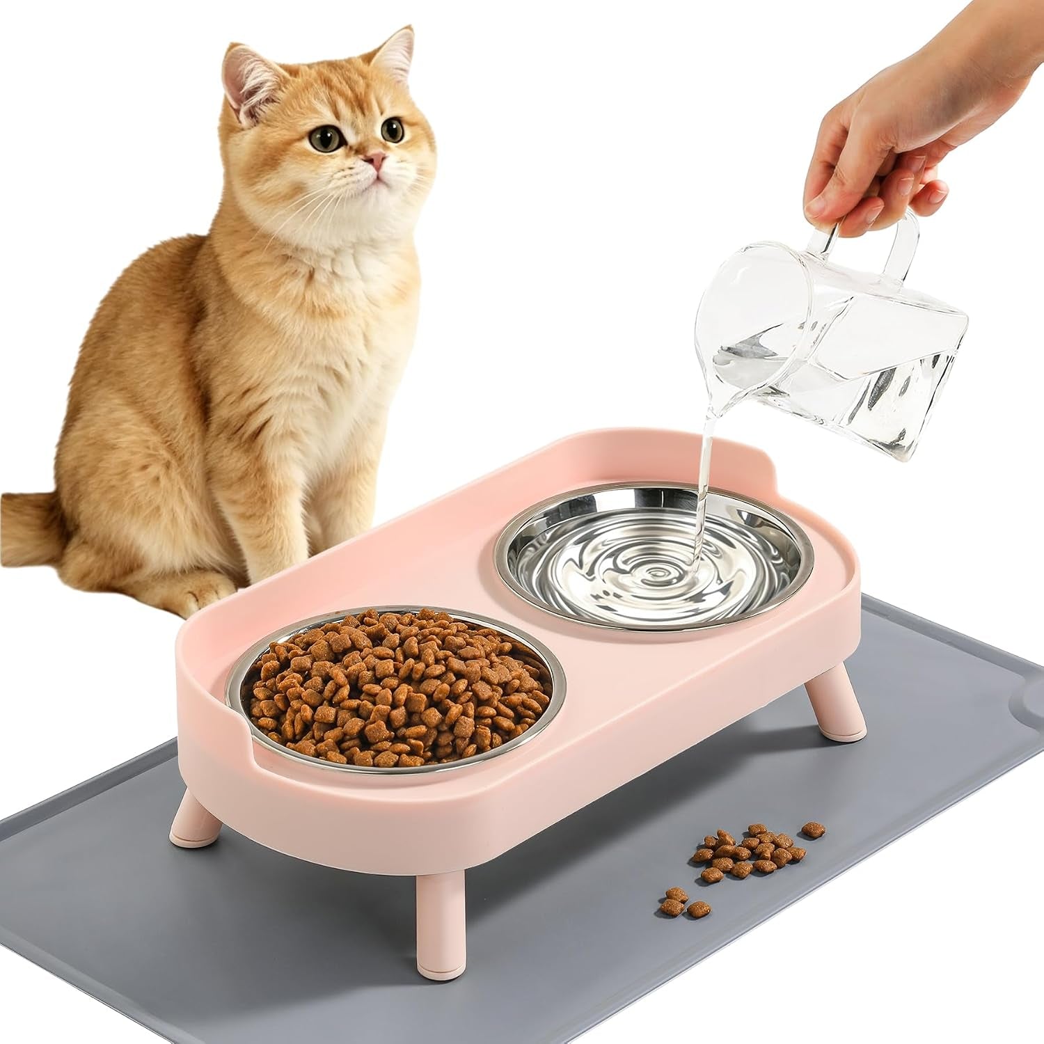 loejan-elevated-cat-bowls-set-raised-cat-food-and-water-bowl-set-with-non-slip-stand-pet-feeding-station-with-2-stainless-steel-bowls-with-splash-proof-guard