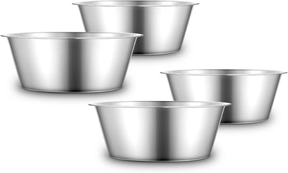URBUDDIES 1.1 Gallon Extra Large Stainless Steel Dog Water Bowls, 2 Pack9