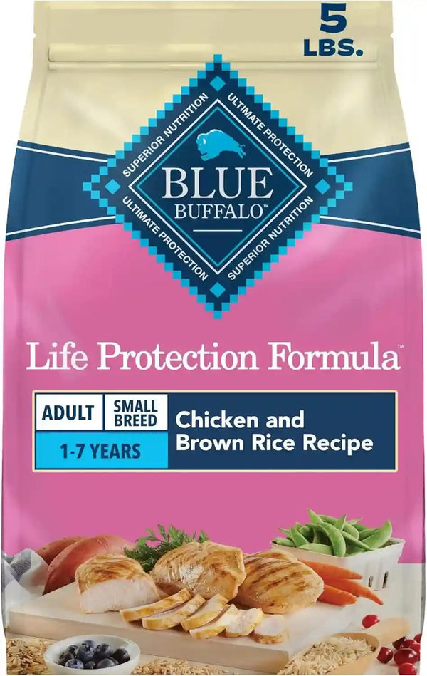 Blue Buffalo Life Protection Formula Chicken Small Breed Dry Dog Food, 5 Lb | Real Chicken #1 Ingredient, Antioxidant-Rich Lifesource Bits, Supports Higher Energy Needs, Formulated for Small Breed Dogs1