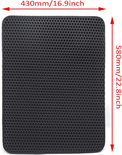 Cat Litter Mat, Double Layer EVA Foam, Water & Urine Proof, Easy to Clean Trapper Folding Pad 23 * 17 Inch7