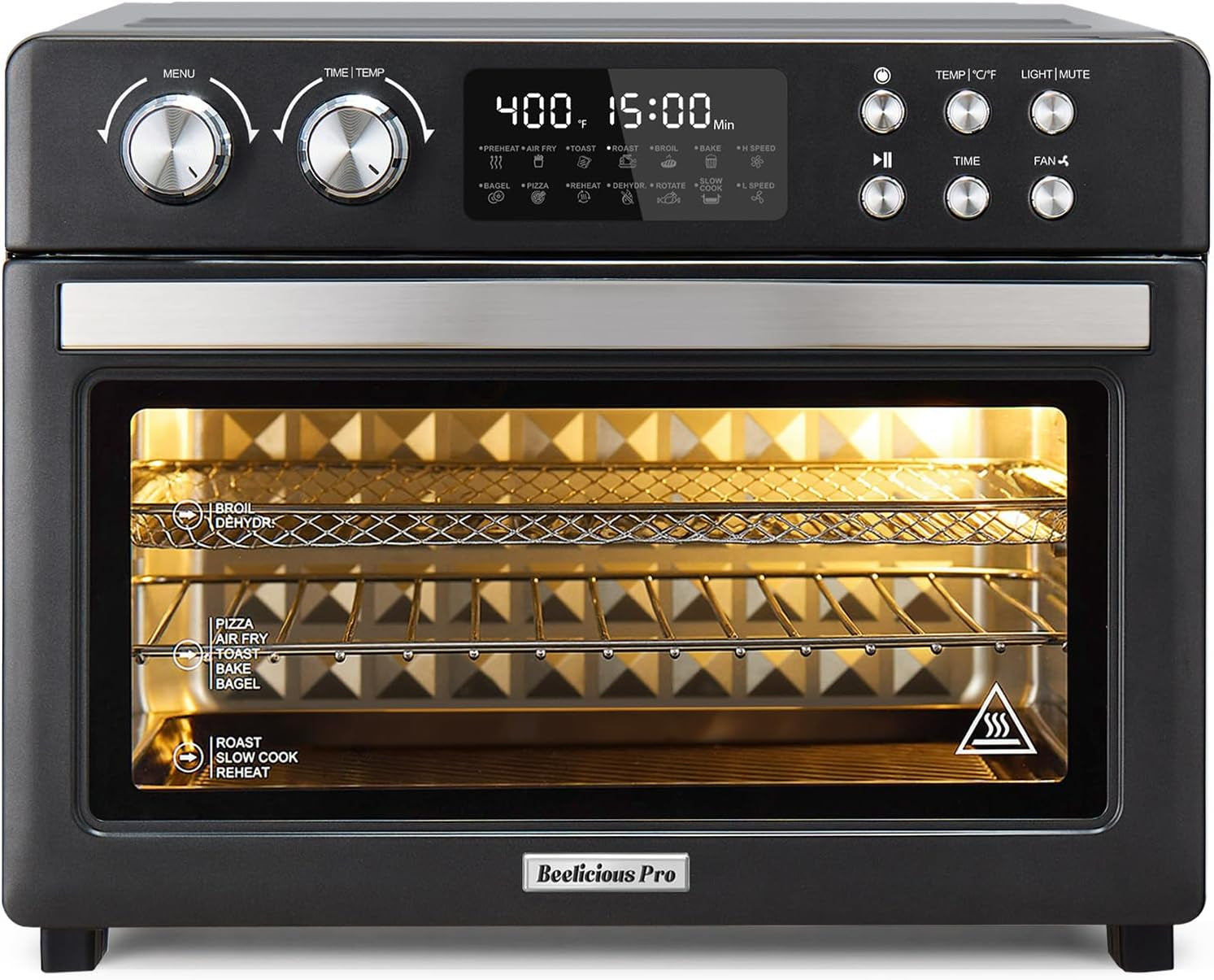 28qt-air-fryer-toaster-oven-combo-large-12-in-1-convection-countertop-oven-with-next-gen-heatwave-convection-3-layer-cooking-rotisserie-for-chicken-fits-11-pizza-full-accessories-sparkle-black