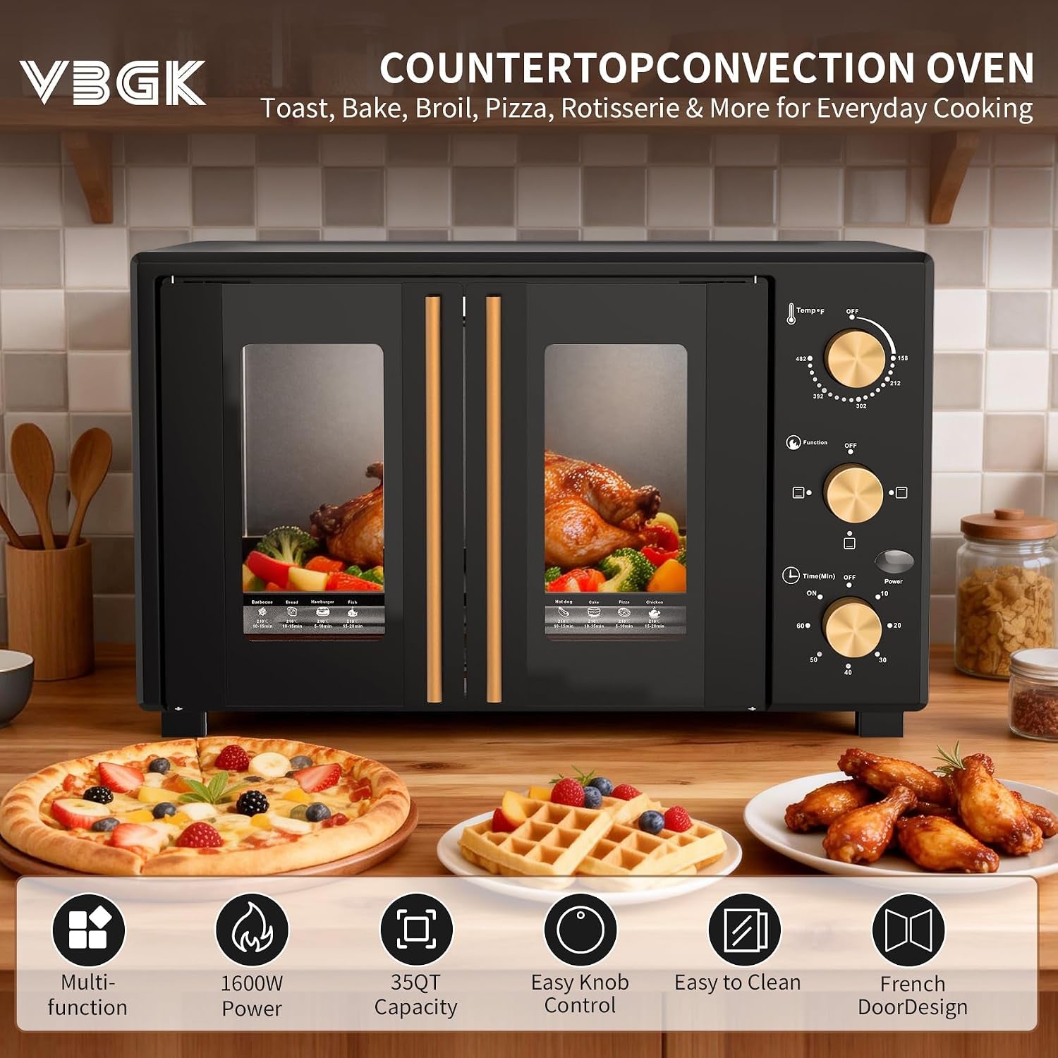 french-door-electric-knob-oven-35-qt-extra-large-oven-18-slice-convection-oven3-control-knobs-bake-broil-toast-grilled-meat-keep-warm-black-metal-equipped-with-a-tray-and-a-rack