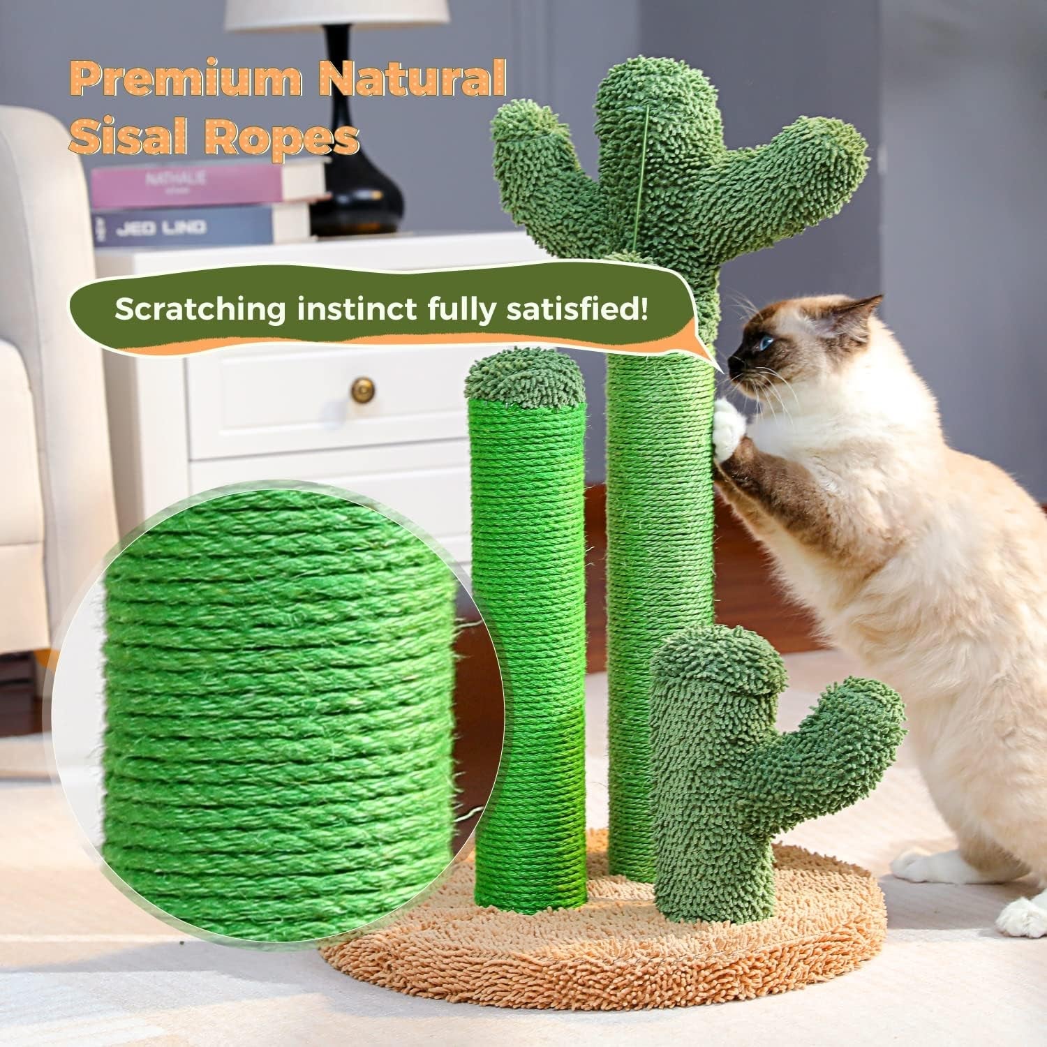 pawz-road-cactus-cat-scratching-post-23-cat-scratcher-with-toy-ball-cactus-cat-tree-with-3-sisal-carpet-scratching-posts-soft-carpet-base-top-interactive-ball-for-indoor-cats