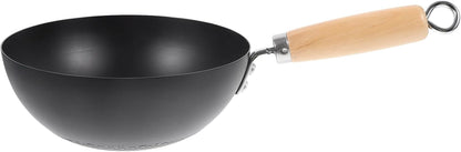 Small Wok 14.56 Inch Japanese Iron Non-Stick round Bottom Gas Stove Pan for Home Kitchen Cooking Bbq Stir Fry1