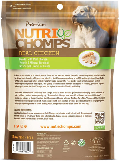 Nutrichomps Dog Chews, 6-Inch Twists, Easy to Digest, Long Lasting, Rawhide-Free Dog Treats, 15 Count, Real Chicken Flavor | a Rawhide-Free Chew That'S Gentle and Easy to Digest, Made with the Real, Wholesome Ingredients Dogs Love7