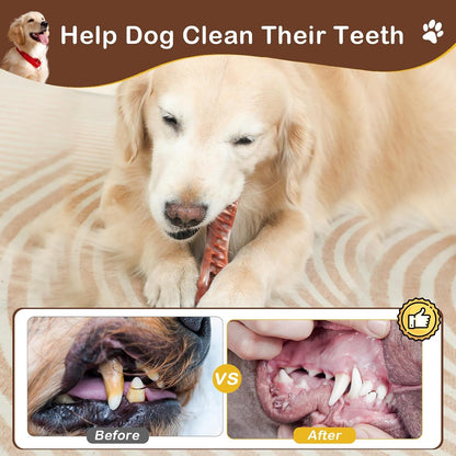Nougat Dog Chew Toys.3Pack Dog Toys for Aggressive Chewers for Large, Medium & Small Breeds5