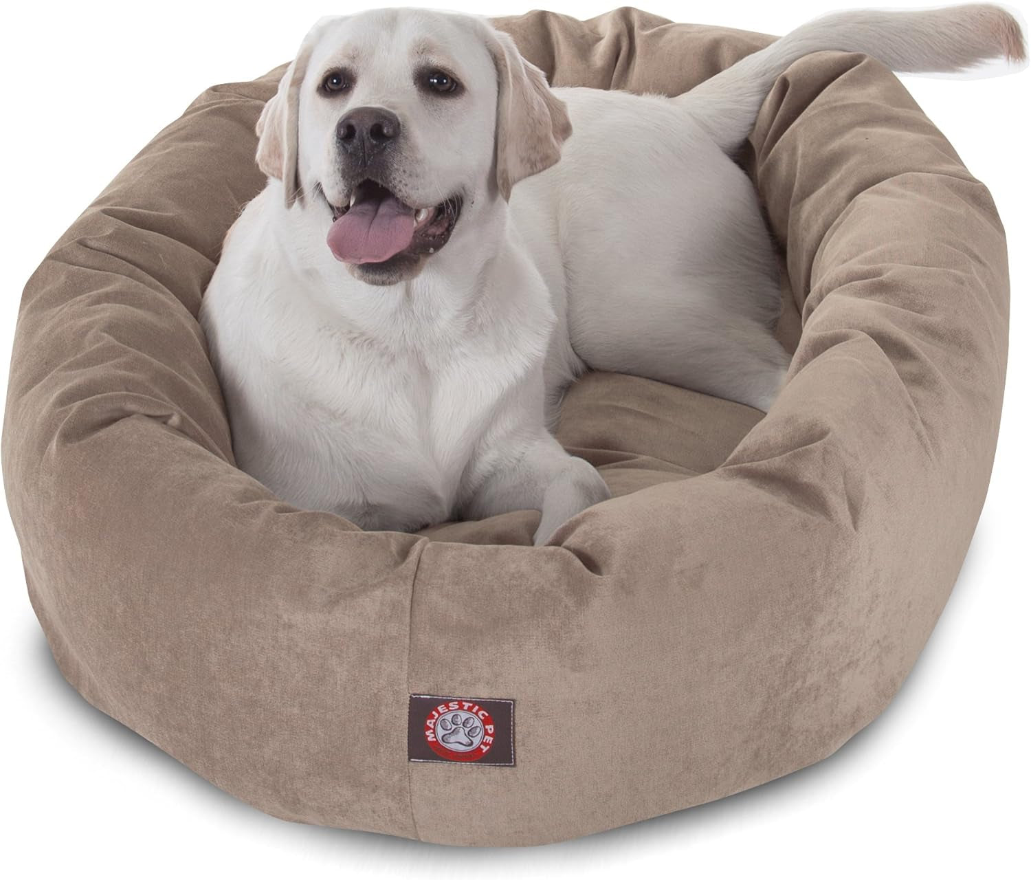 majestic-pet-40-inch-micro-velvet-calming-dog-bed-washable-cozy-soft-round-dog-bed-with-spine-for-head-support-fluffy-donut-dog-bed-40x29x9-inch-round-pet-bed-large-pearl