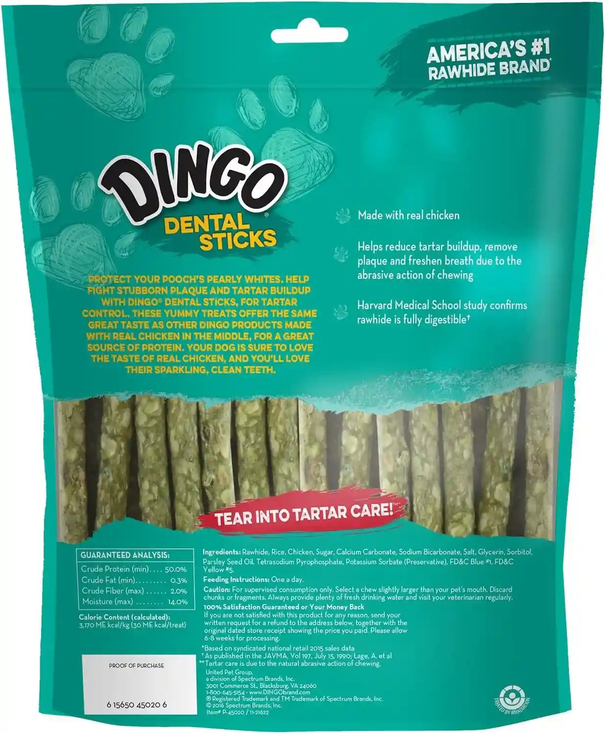 dingo-dental-sticks-dog-treats-with-real-chicken-parsley-48-count-real-parsley-freshens-breath-chewing-reduces-tartar-plaque-fully-digestible-for-adult-dogs