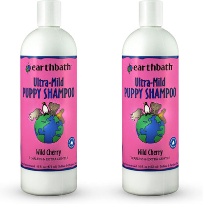 Earthbath Ultra-Mild Wild Cherry Puppy Shampoo, Made in USA, 16 Oz (1 Pack) | Extra Gentle & Tearless Dog Shampoo, Deodorizing Dog Wash, Cruelty Free Puppy Supplies11