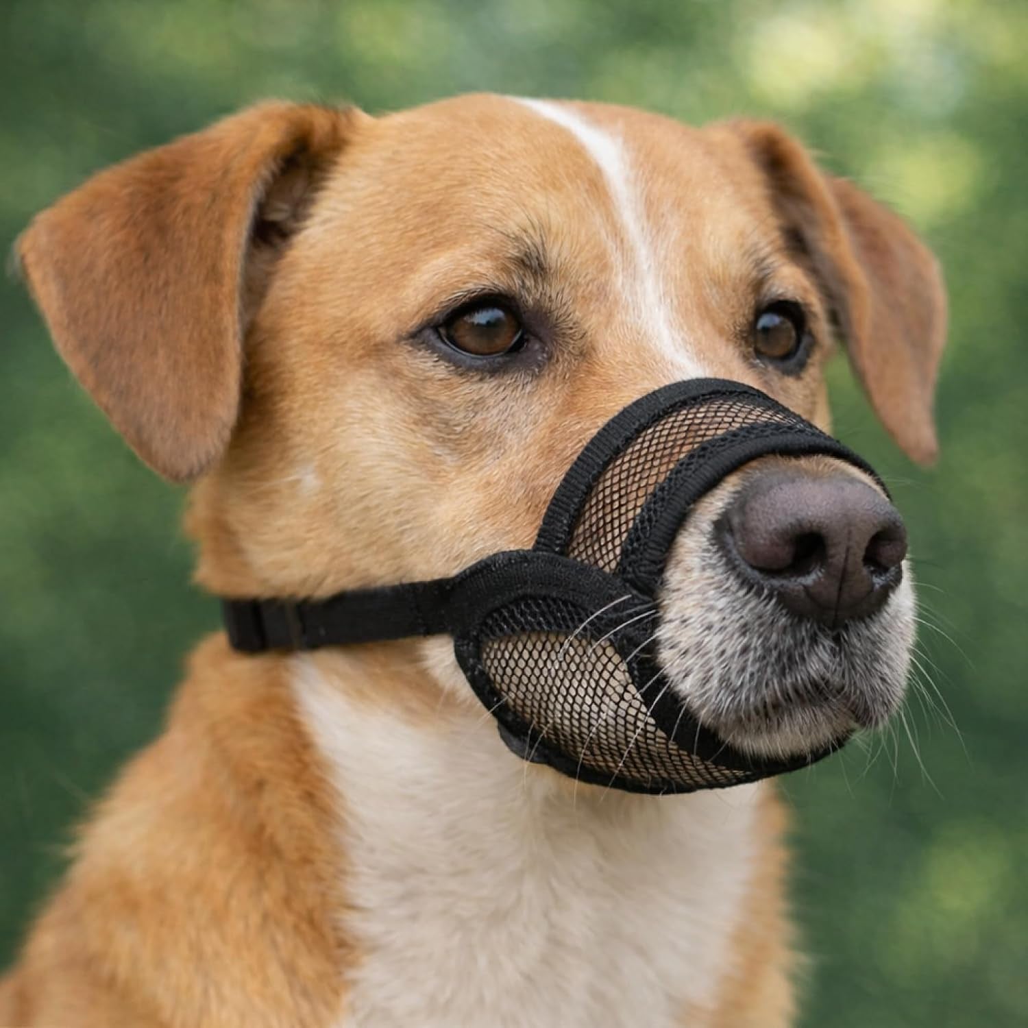 dog-muzzle-medium-sized-dogs-soft-muzzle-for-medium-sized-dog-with-air-mesh-mussle-to-stop-biting-barking-and-chewing-allows-panting-and-drinking