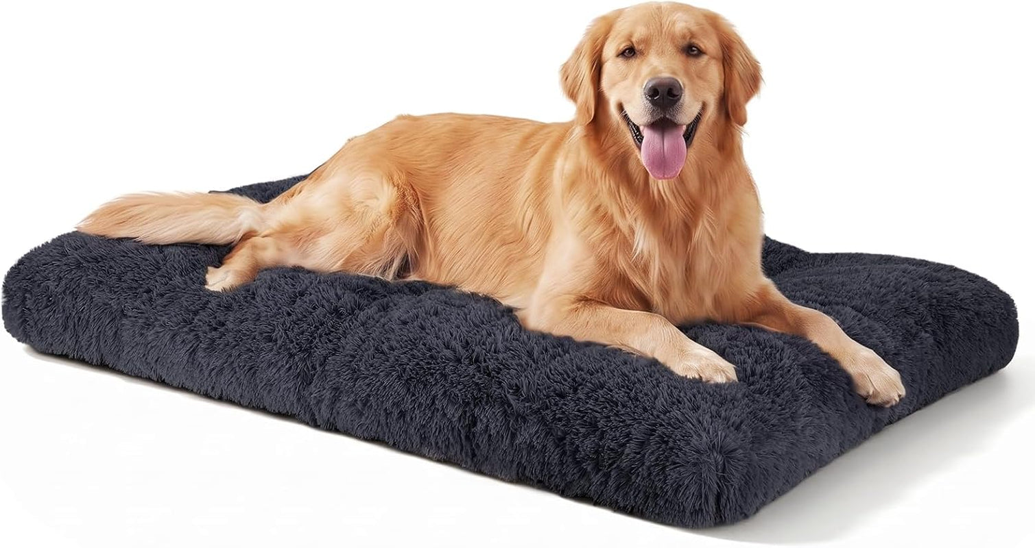 joejoy-large-dog-bed-crate-pad-deluxe-plush-washable-dog-beds-fulffy-soft-kennel-pad-anti-slip-pet-sleeping-mat-for-extra-large-medium-small-dogs-40-x-27-beige
